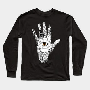 Palmistry BLACK- Divination and Palm Reading Long Sleeve T-Shirt